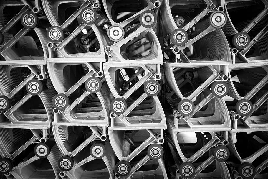 escalator, stack, pattern, full frame, work tool, backgrounds HD wallpaper