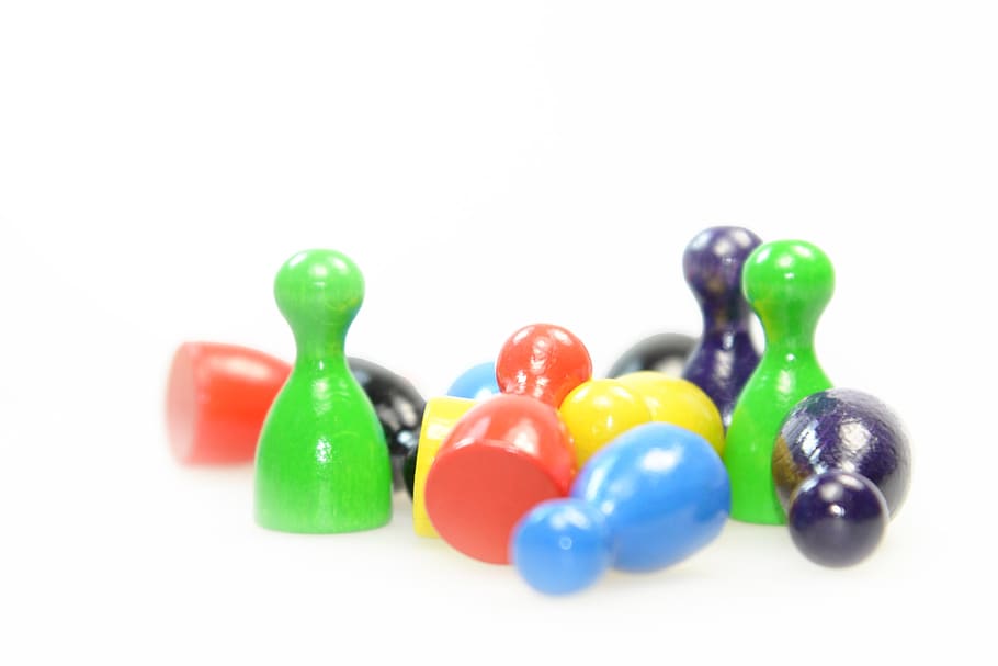 play stone, cone, fun, macro, tilted, upset, multi colored HD wallpaper