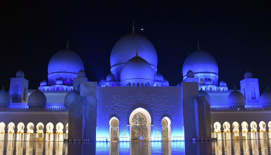 sheikh zayed mosque, abhu dhabi, tourism, muslim, religion, HD wallpaper