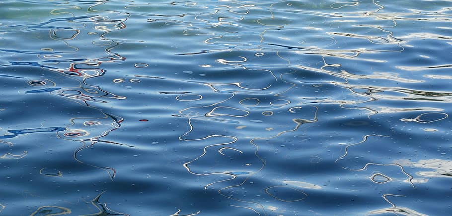 lichtspiel, water, reflection, wave, ruffled, pattern, full frame HD wallpaper