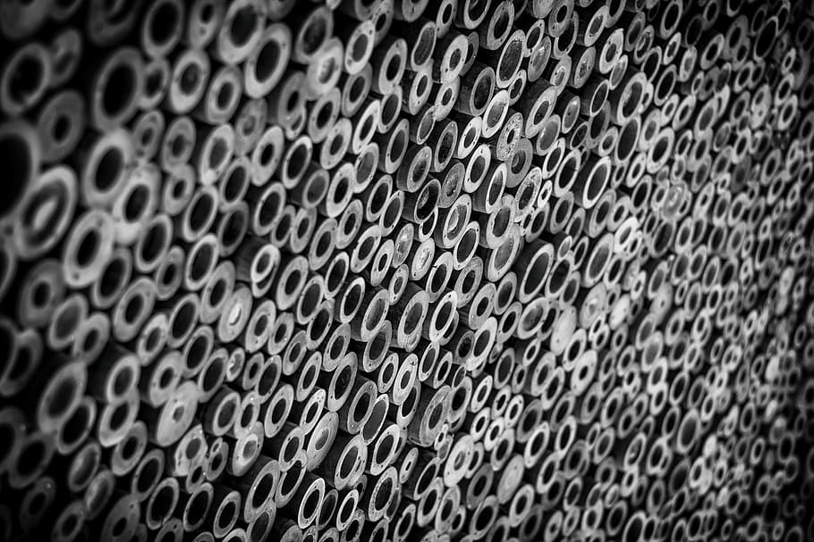 abstract, art, background, bamboo, dark, design, grey, hole HD wallpaper