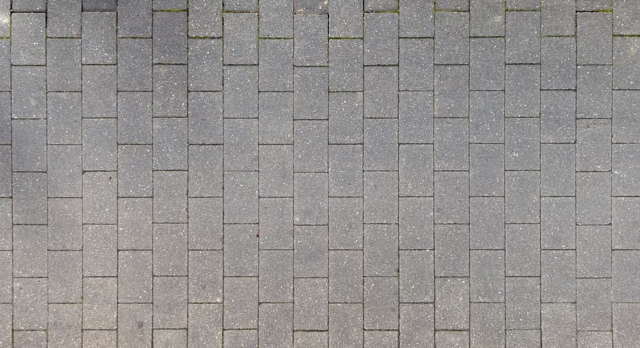 gray concrete floor, pavement, stone, texture, surface, pattern, HD wallpaper