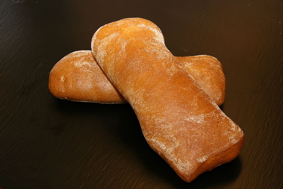 ciabatta, bread, baked, baker, food, oven, bakes bread, craft HD wallpaper