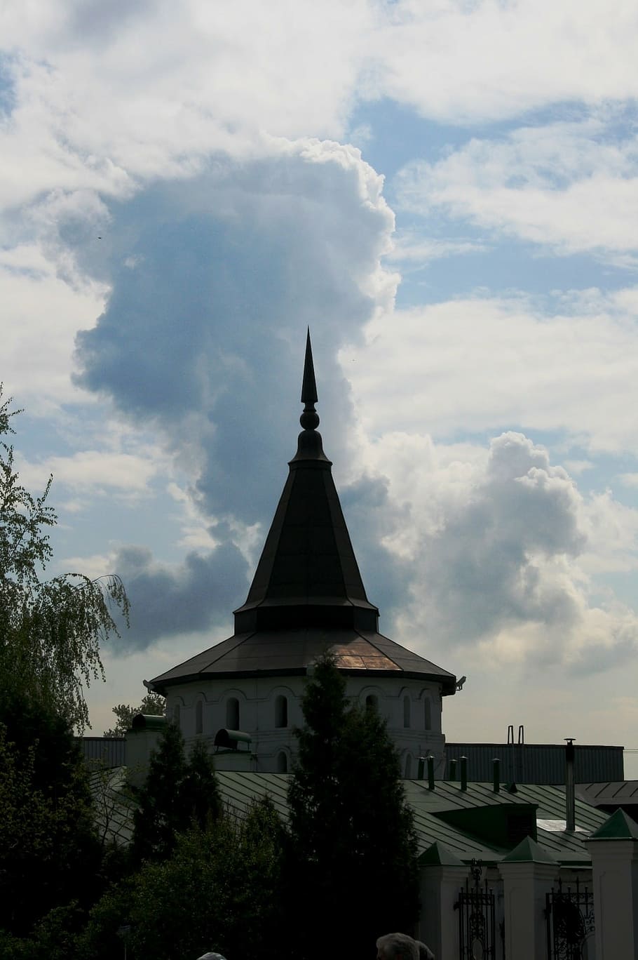 monastery, historic, building, white, religion, russian orthodox, HD wallpaper