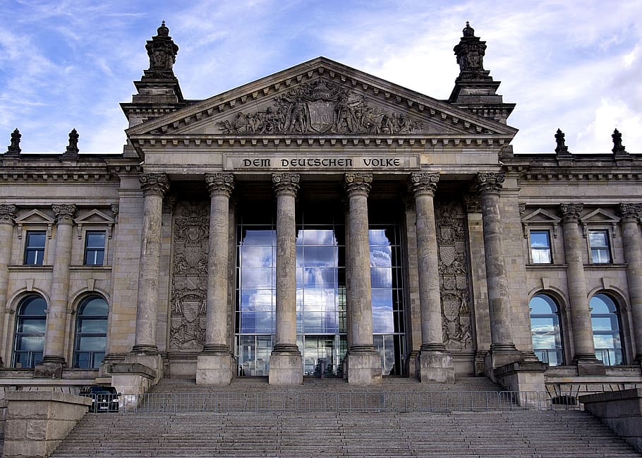 gray concrete museum during daytime, architecture, berlin, building HD wallpaper