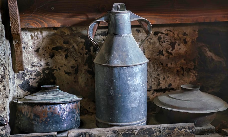 monastery, kitchen, pots, orthodox, greek, meteora, greece HD wallpaper
