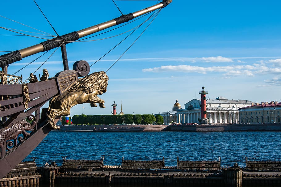 day of the city, st petersburg russia, neva, architecture, history, HD wallpaper