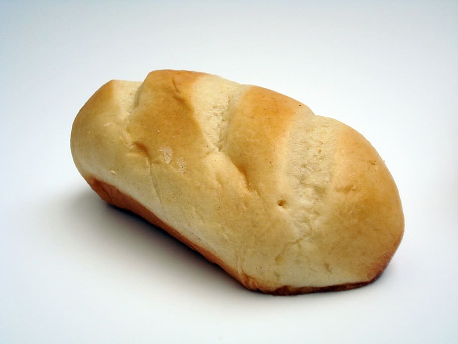 baked bread on white surface, buns, roll, dessert, white bread HD wallpaper