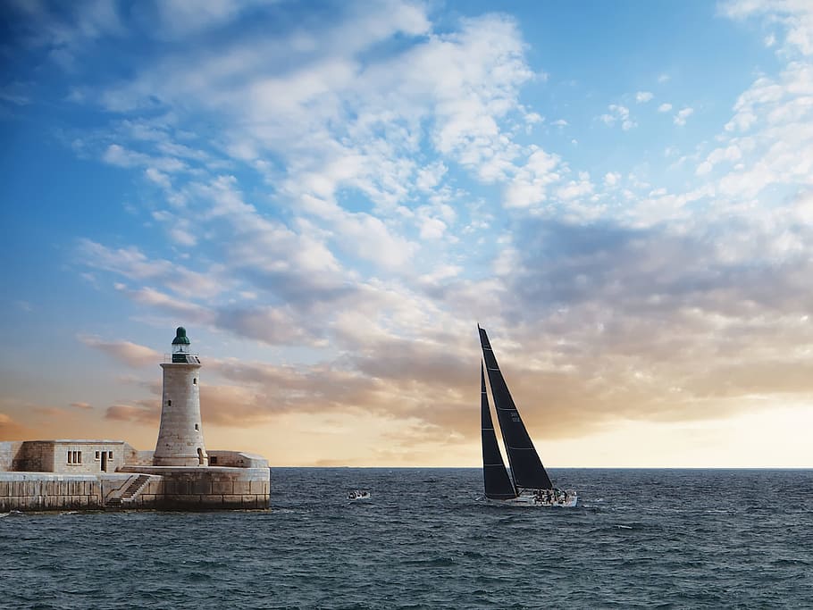 yacht, malta, harbor, europe, tourism, travel, vacation, island