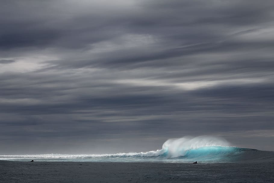 Tapeworm, Surf, Rainy, Wave, Sport, water, sea, storm, nature HD wallpaper