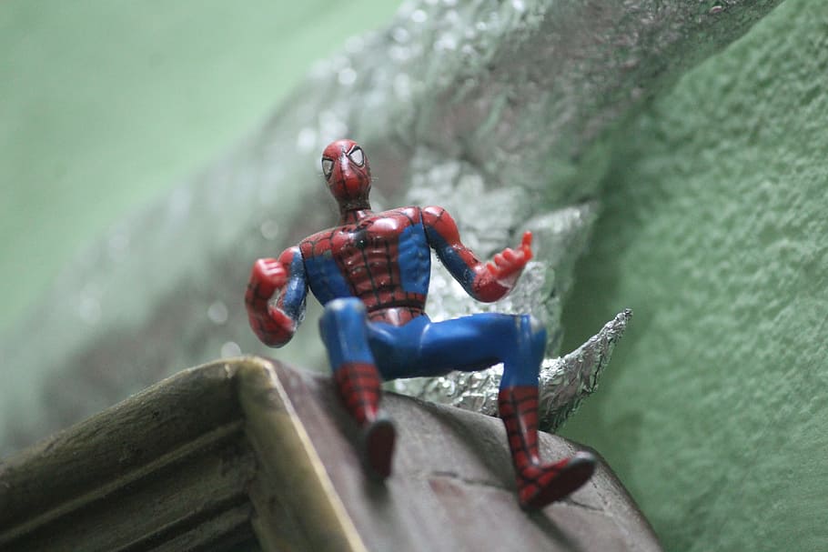 HD wallpaper: spiderman, marvel, toy, red, marvel toys, full length, people  | Wallpaper Flare