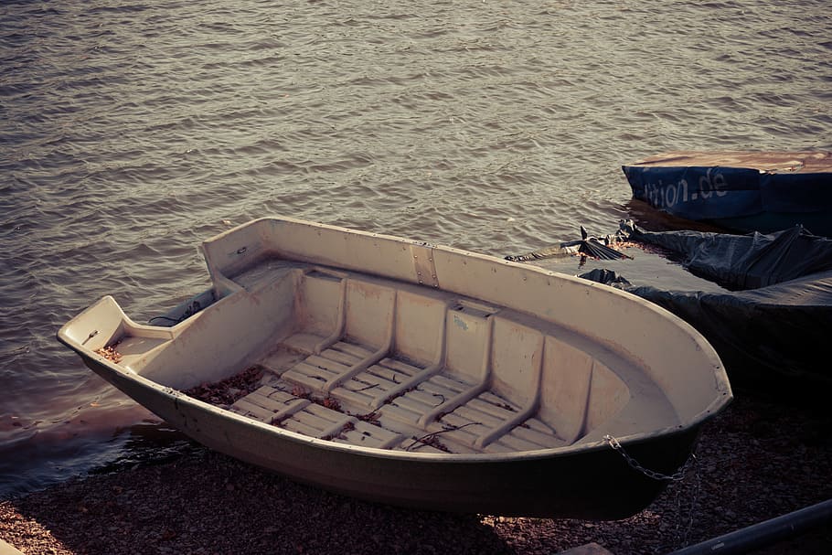 Sad, Forget, Lonely, Boot, Water, nautical vessel, transportation HD wallpaper