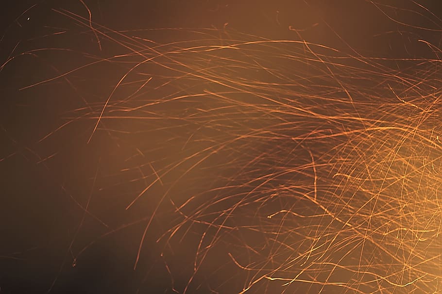 wool photography, untitled, sparks, fire, light, red, yellow HD wallpaper