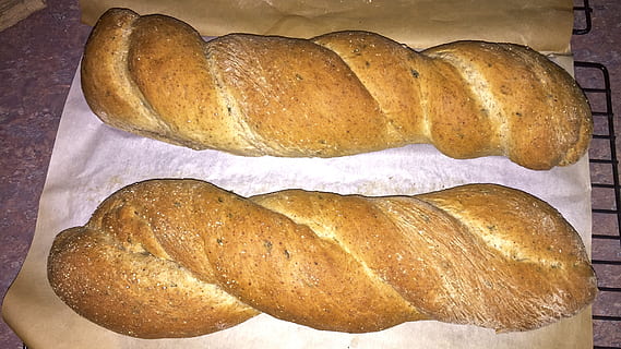 bread, twist, baking, baked, white, bakery, fresh, flour, food HD wallpaper
