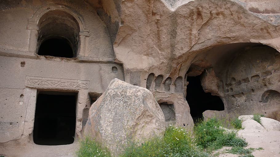 Turkey, Cave, capadocie, architecture, history, famous Place HD wallpaper