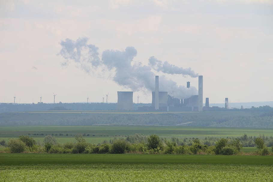 power plant, weisweiler, climate, factory, smoke stack, building exterior HD wallpaper