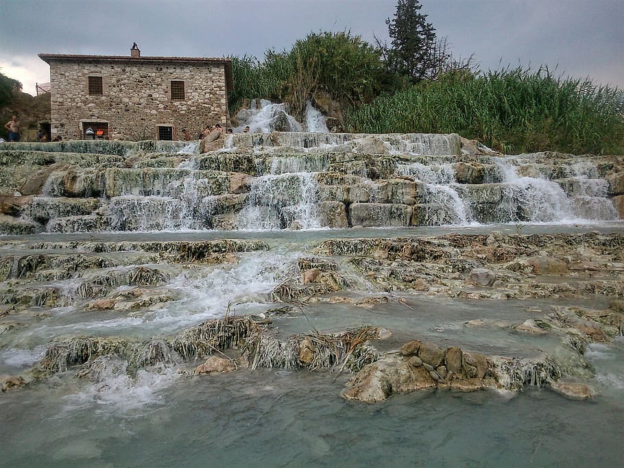 Saturnia, Spa, Tuscany, Italy, Natural, health, geothermal, HD wallpaper