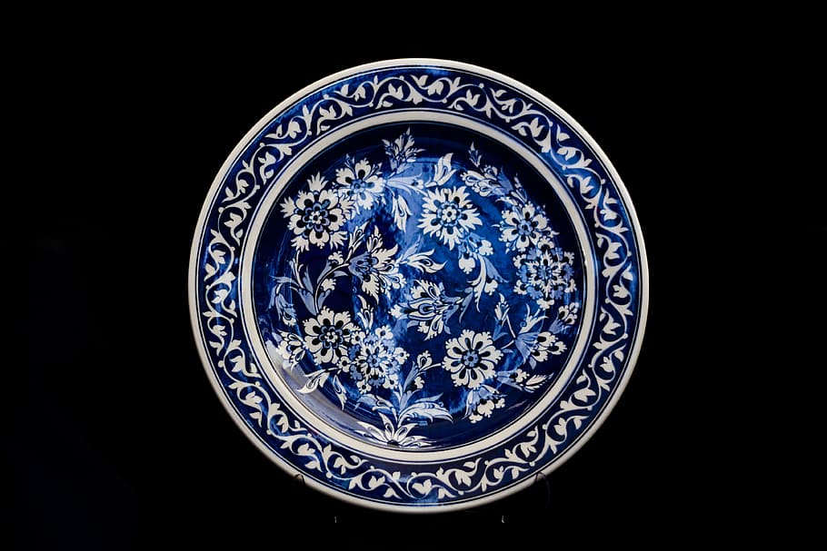 Tile, Handicrafts, Plate, increased, ceramic, turkey, atalay melahat glow HD wallpaper