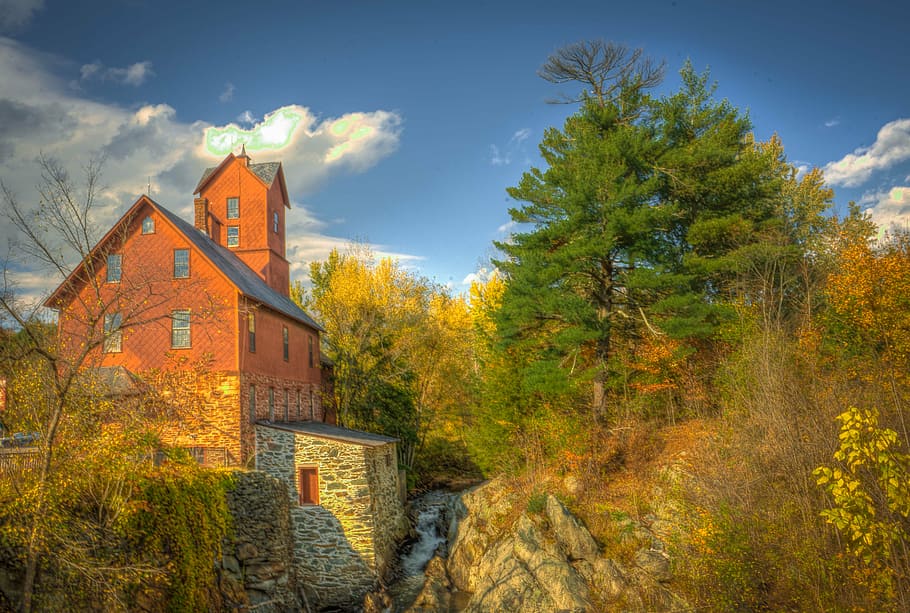 Hd Wallpaper Vermont Old Mill Fall, Vermont Landscape Architects