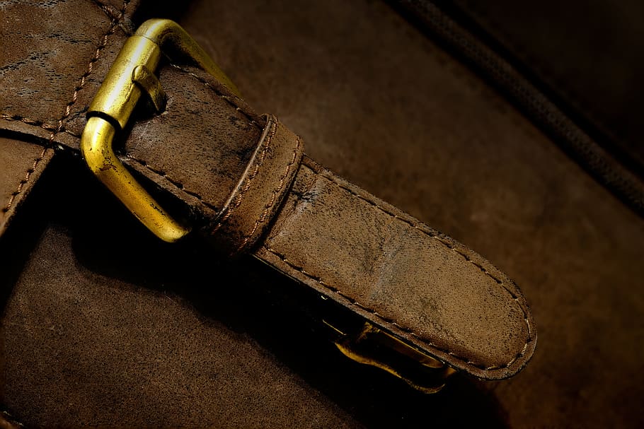 buckle, closure, leather, fitting, bag, belts, close, closed HD wallpaper