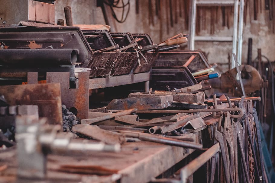 forge, industry, old, rusty, leave, dirty, stainless, steel HD wallpaper