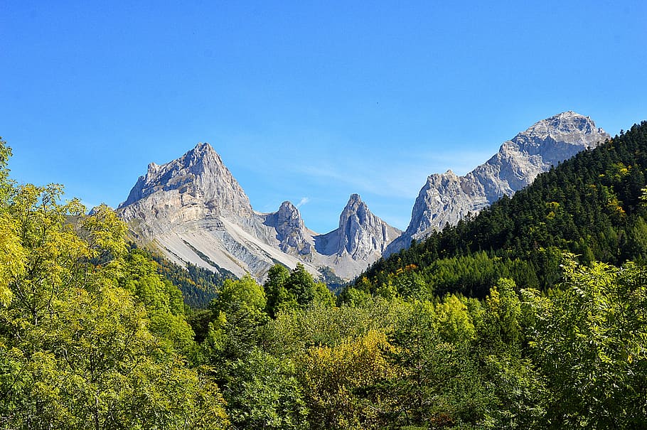 mountains, landscape, high mountain, panoramic views, alps HD wallpaper