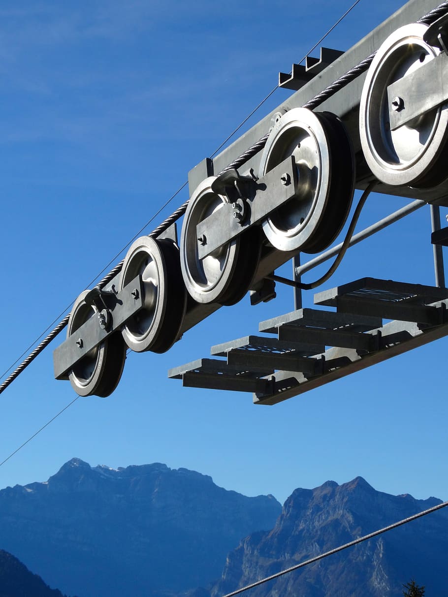 Ropeway, Technology, Roll, ropeway technology, rope roll, cable car HD wallpaper
