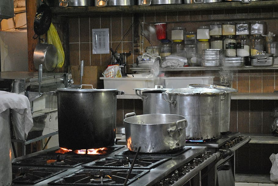 kitchen, food, holla, heat - temperature, appliance, fire, burning HD wallpaper