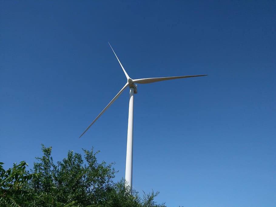 wind, force, hair, electricity, machine, turbine, environment HD wallpaper