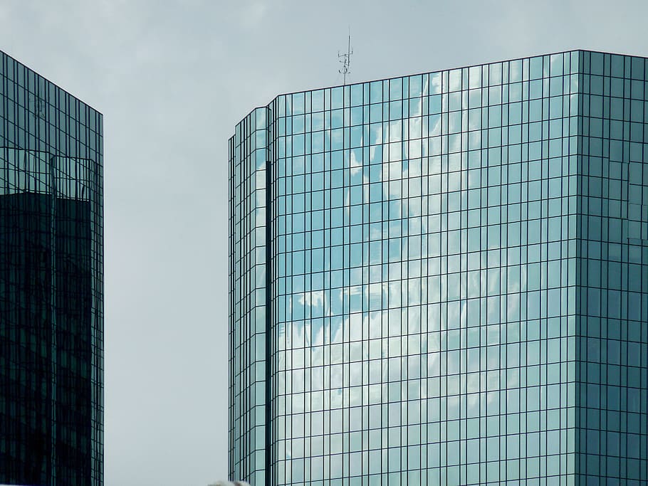 skyscraper, frankfurt, building, facade, architecture, glass HD wallpaper
