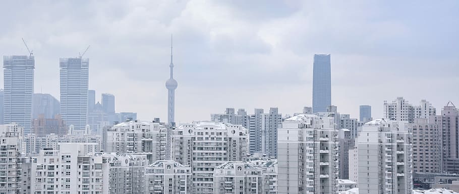 Shanghai, China, skyscraper, city, skyline, building, architecture HD wallpaper