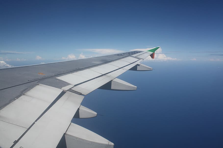 travel, plane, sky, cloud, air vehicle, airplane, aircraft wing HD wallpaper