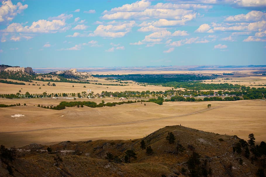 landscape, fort robinson, nebraska, environment, cloud - sky, HD wallpaper