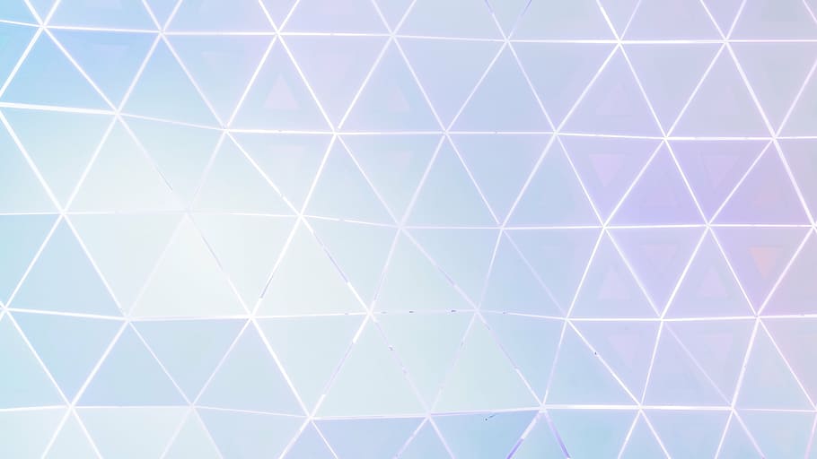 blue and purple geometric illustration, wall, art, pattern HD wallpaper