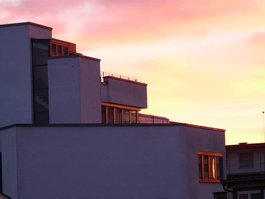 Sunset, Clouds, sky, abendstimmung, romance, fire, afterglow HD wallpaper
