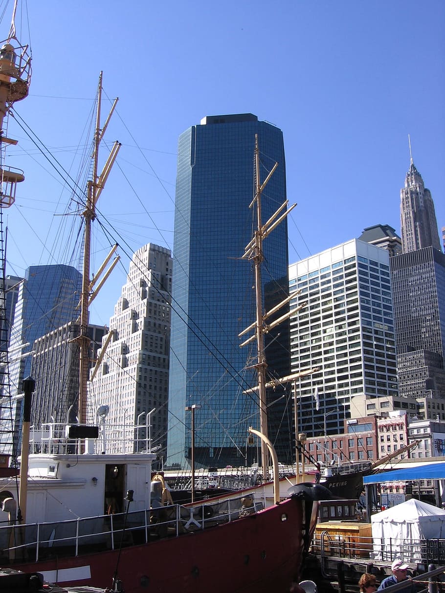New, York, Manhattan, Architecture, skyline, city, cityscape HD wallpaper