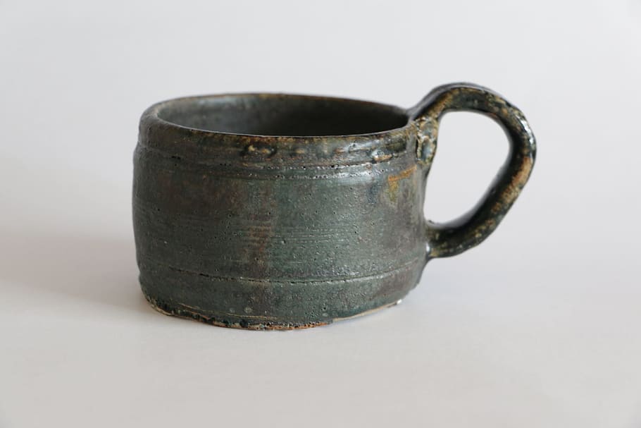 Rustic, Cup, Handmade, Vintage, Pottery, stoneware, coffee cup HD wallpaper