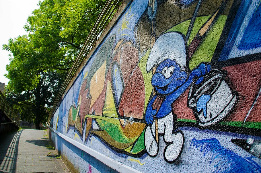 graffiti, facade, hauswand, art, wall, sprayer, street art, HD wallpaper