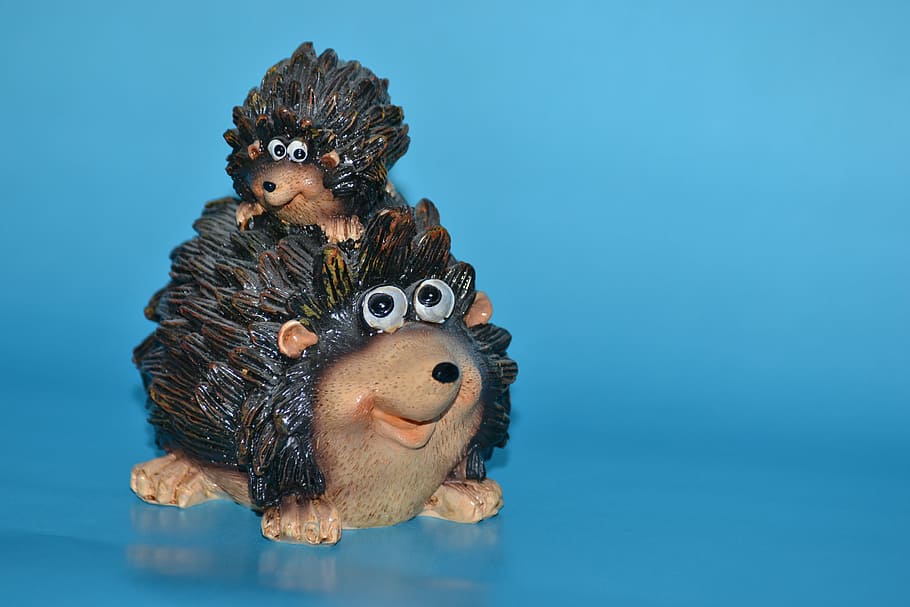 hedgehog, funny, ceramic, figure, ceramic figures, sweet, decoration HD wallpaper