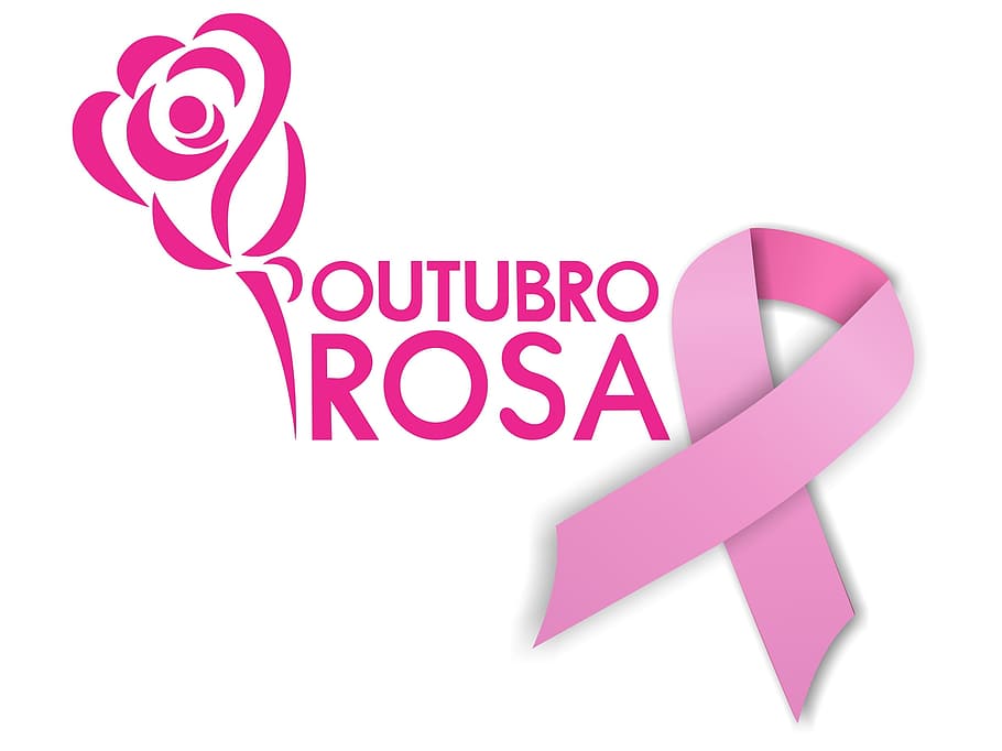 october, rosa, cancer, woman, white background, pink color