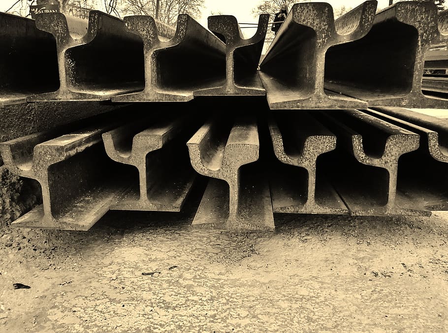 rail, tram, besançon, work, sepia, architecture, no people HD wallpaper