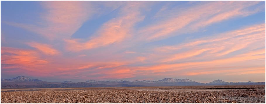 chile, sunset, sky, lighting, atacama, landscape, cloud - sky HD wallpaper