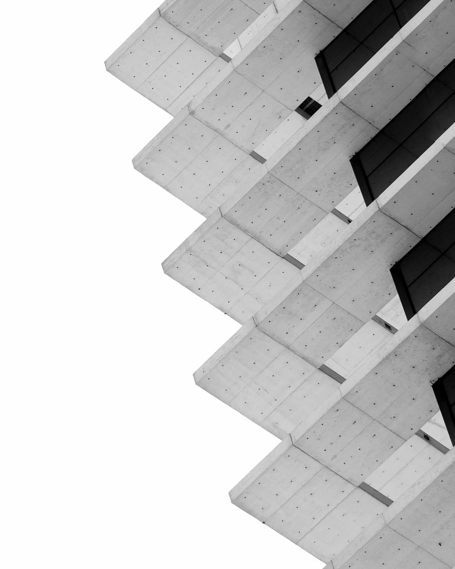 MX ARCH, white and black high rise building, architecture, concrete HD wallpaper