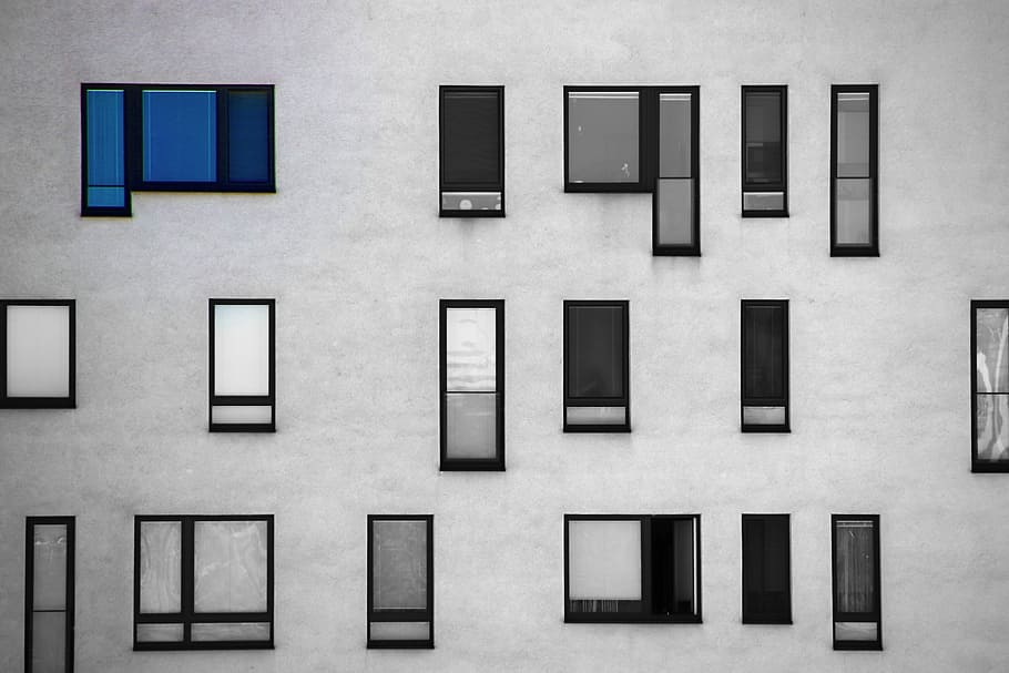 building, house, modern building, window, building exterior HD wallpaper