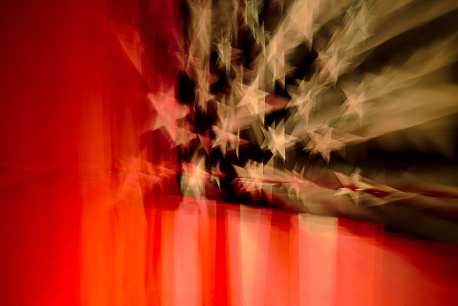 flag of U.S., USA flag, american flag, stars and stripe, blur