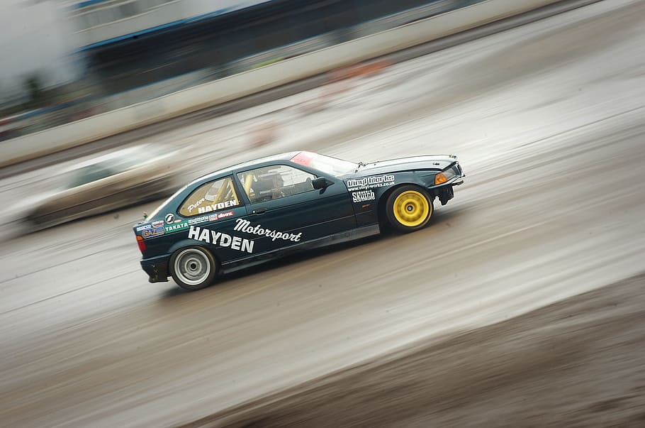 Bmw, Drift, Car, Speed, peter hayden, motion, vehicle, blur HD wallpaper