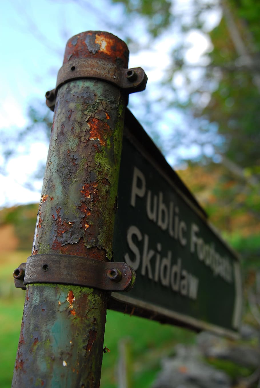 Signpost, Rust, Walk, Hiking, Path, route, skiddaw, walking, HD wallpaper