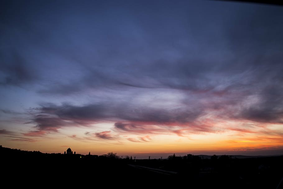 cloud, sky, sunset, day s, clouds, romantic, it is interesting to HD wallpaper