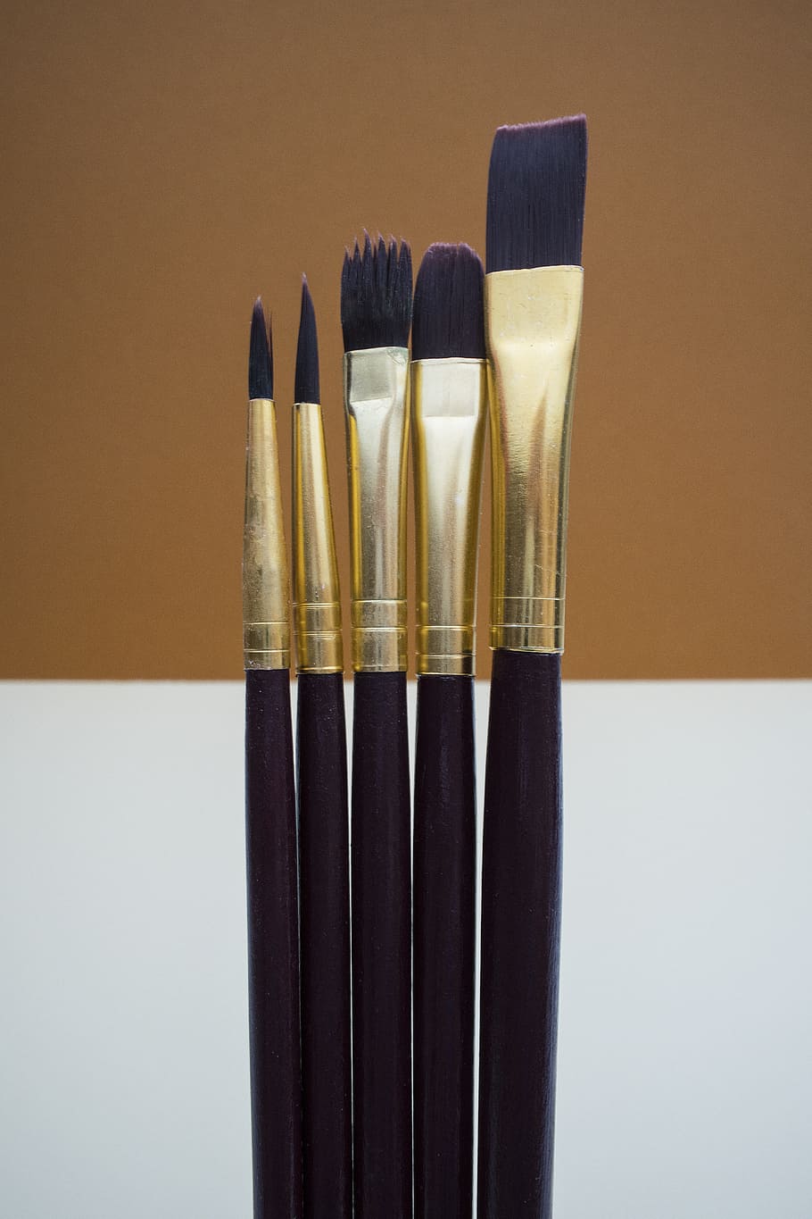 brushes, art, paint, creative, studio shot, indoors, still life HD wallpaper