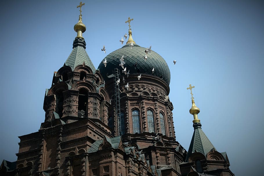 harbin, sofia church, building, architecture, building exterior HD wallpaper